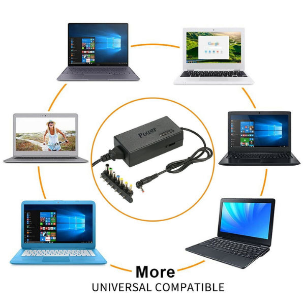 DW 96W Universal Notebook Power Adapter DW-LC0001 – 12–24V 8 Pin Charger