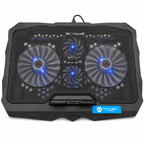 Mikuso Hurricane-4 XF-130 X-Series Notebook Cooling Pad with 4 Fans- 17-Inch