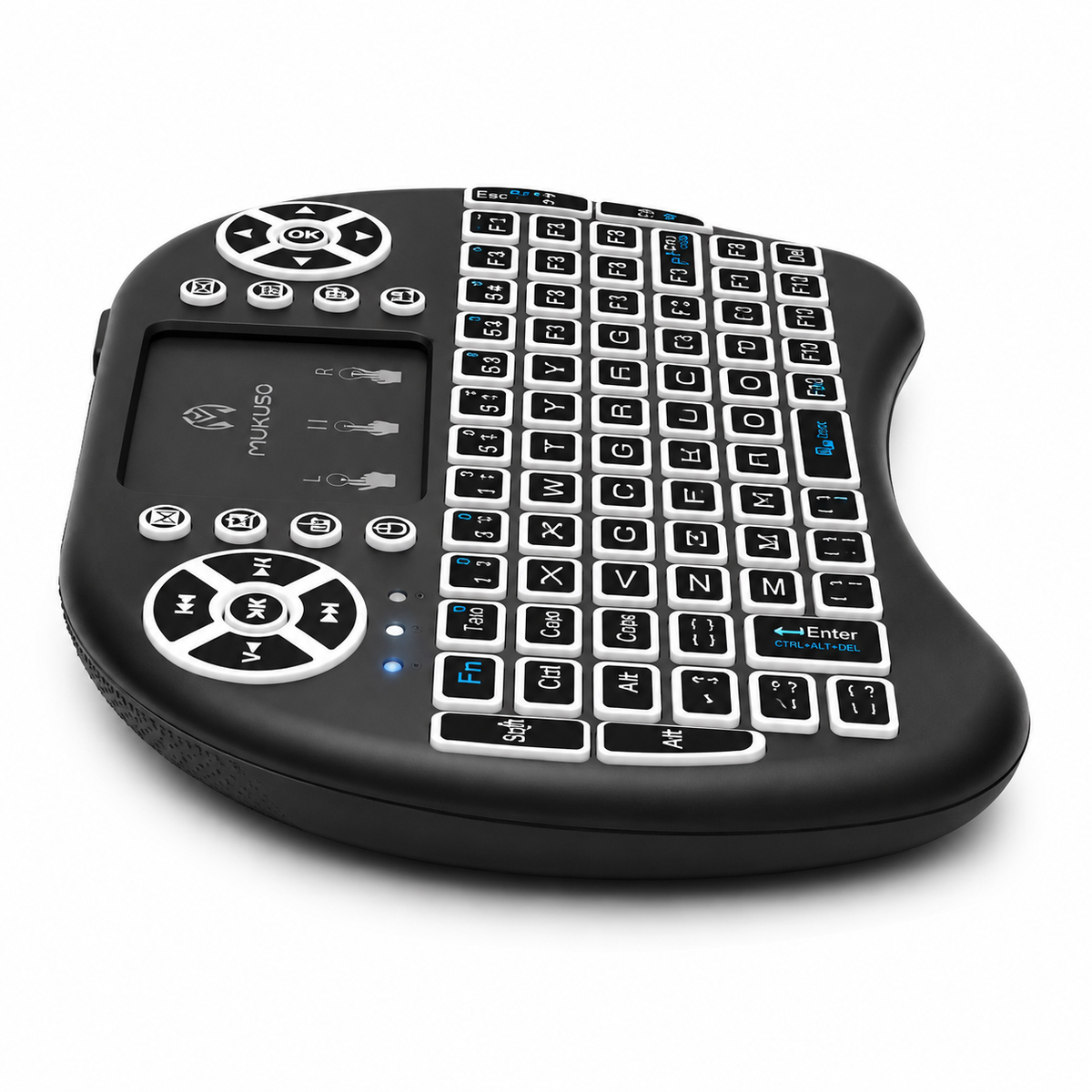 Mikuso KM-501 Wireless & Bluetooth Mini Keyboard with Touchpad
