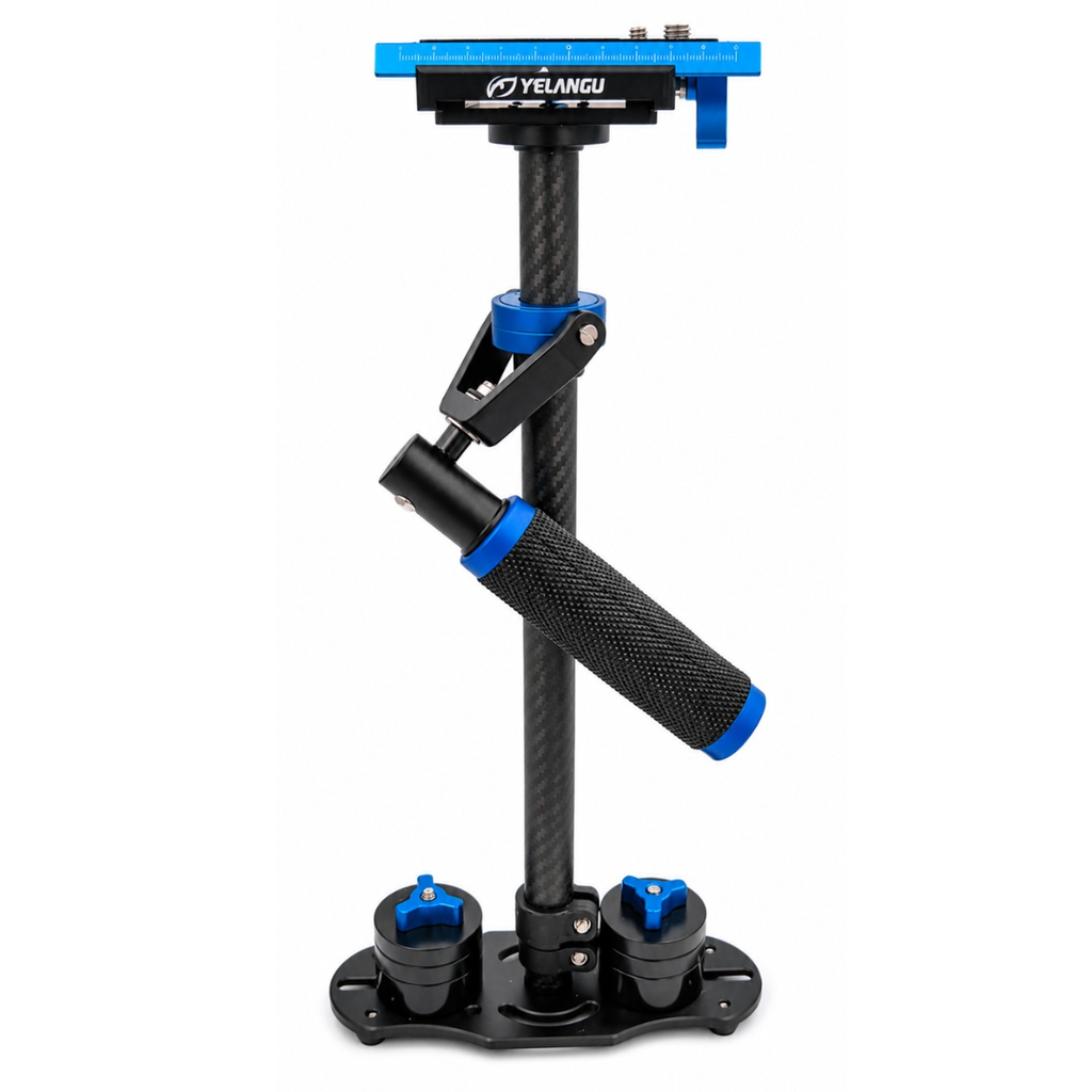 YELANGU Carbon Fiber Camera Stabilizer with Carry Bag – Adjustable
