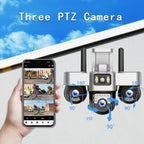 V380 Pro 3-Lens Smart 4G Security Camera - 9MP PTZ Outdoor CCTV