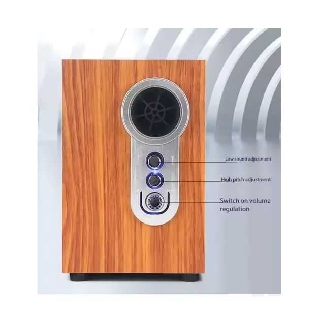 DW M2202 2.1 Multimedia Subwoofer Speaker System - USB Powered