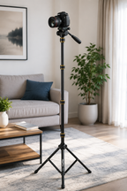 NeePho NP-2688 Professional Camera & Phone Tripod Stand with Phone Holder & Carry Bag | 200cm