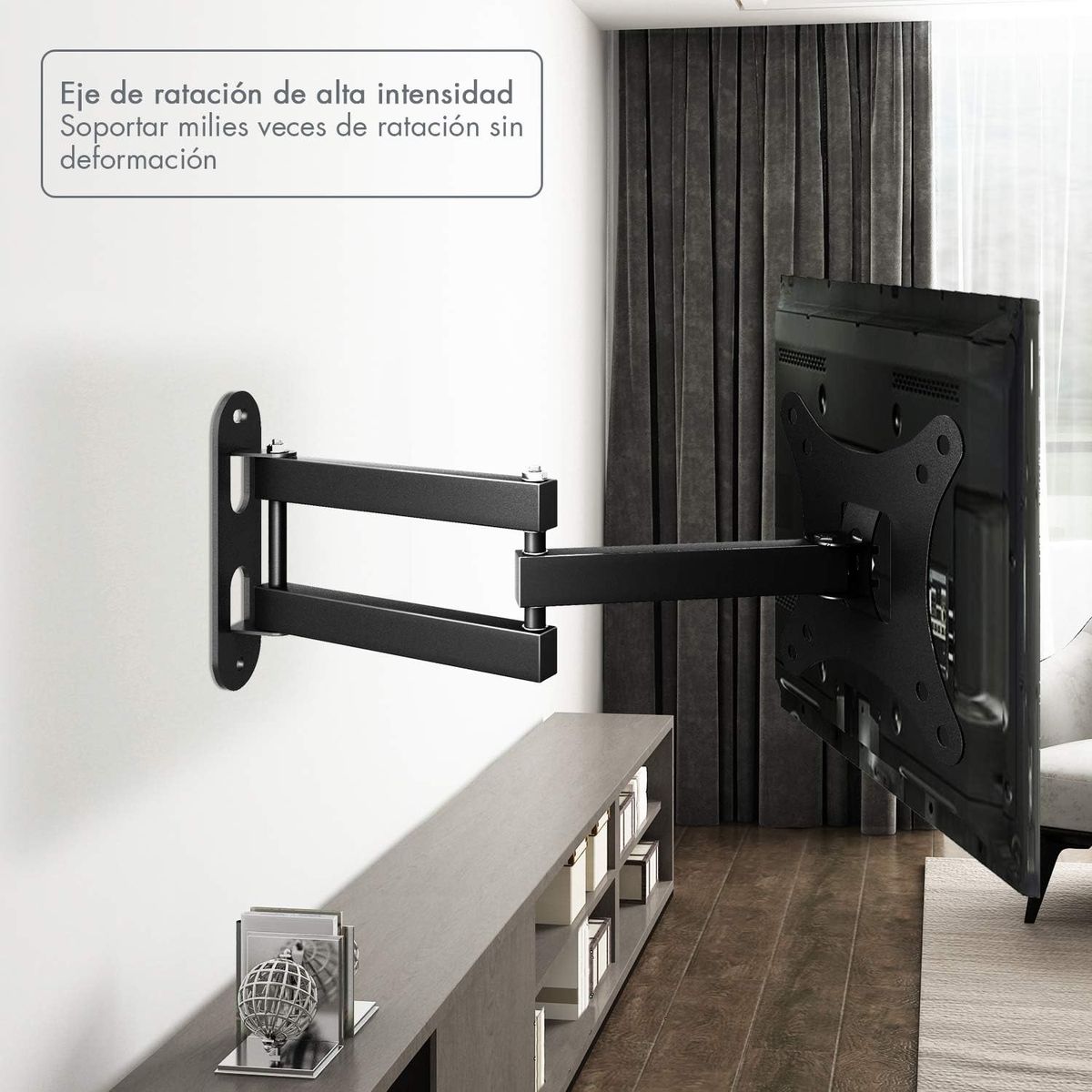 DW X-100 TV Wall Mount Bracket for 10–26 Inch TVs (VESA 100x100, Tilt & Swivel)