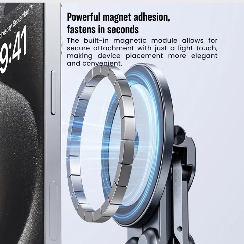 DW E05 Multi-purpose Travel Portable Magnetic Stand – 5-in-1 Foldable Laptop, Phone & Tablet Stand
