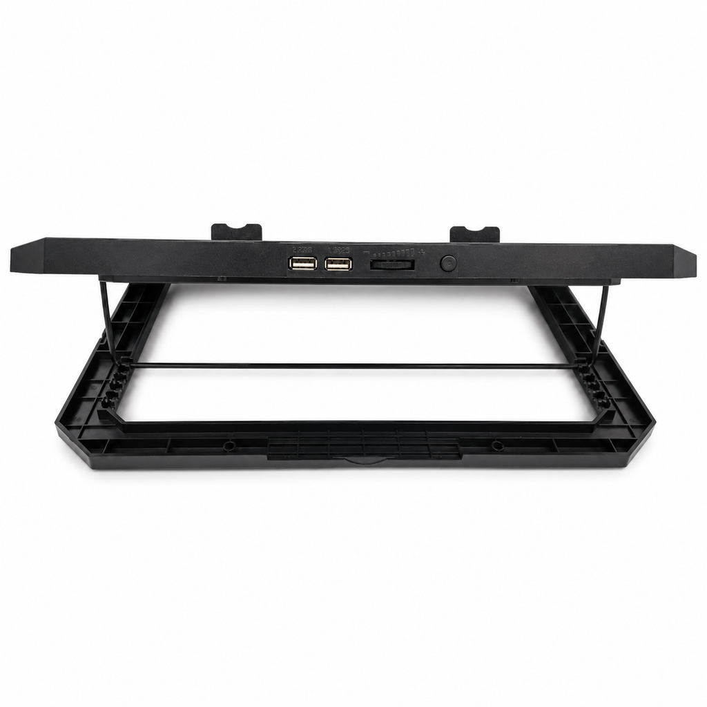 Mikuso NCP-218 Mianw-2 RGB Laptop Cooling Pad with Dual Fans for Up to 17-Inch Laptops
