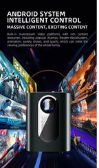 Kalobee 4K Smart Wireless Projector Android 9 – HY6
