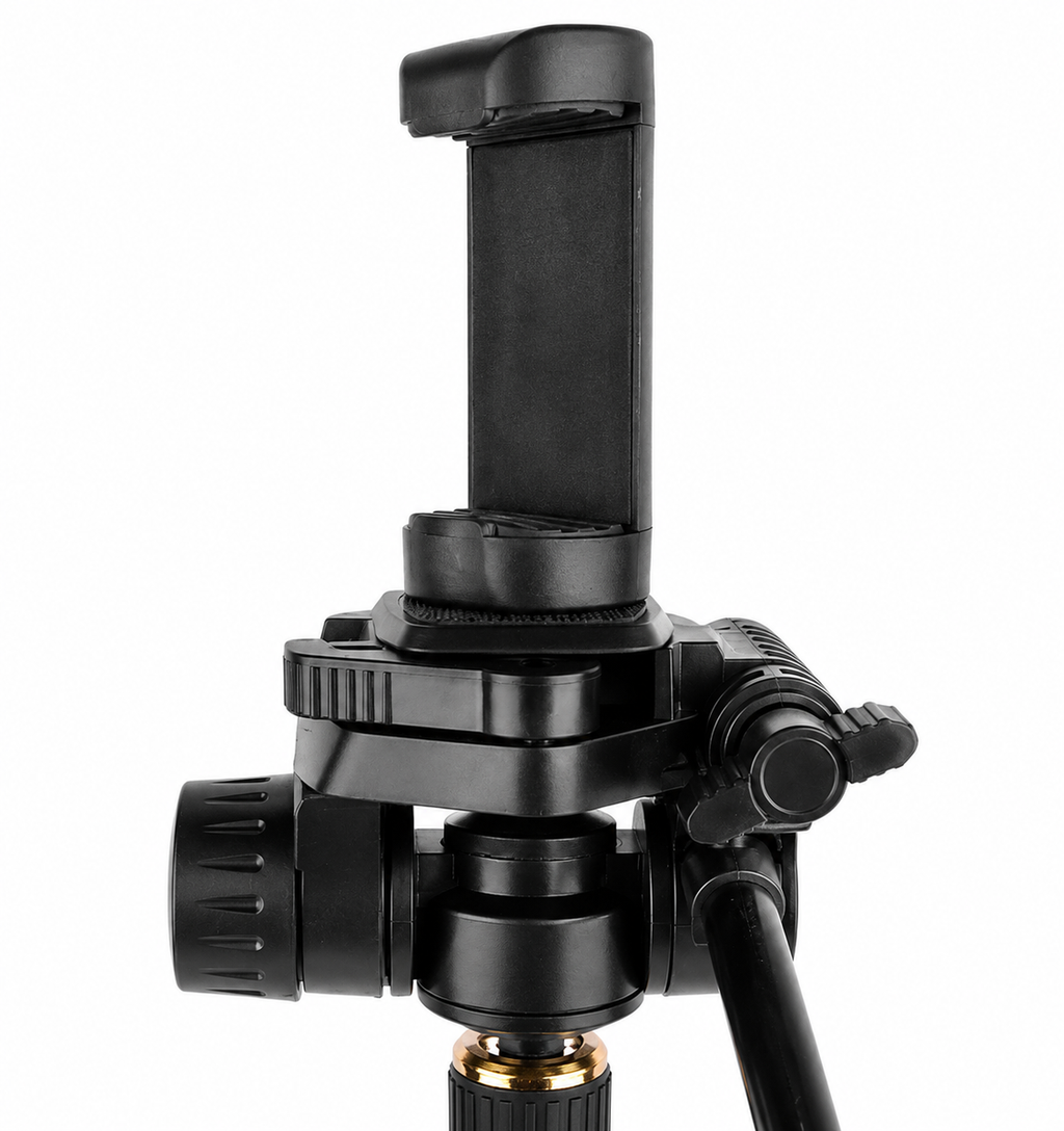 NeePho NP-2688 Professional Camera & Phone Tripod Stand with Phone Holder & Carry Bag | 200cm