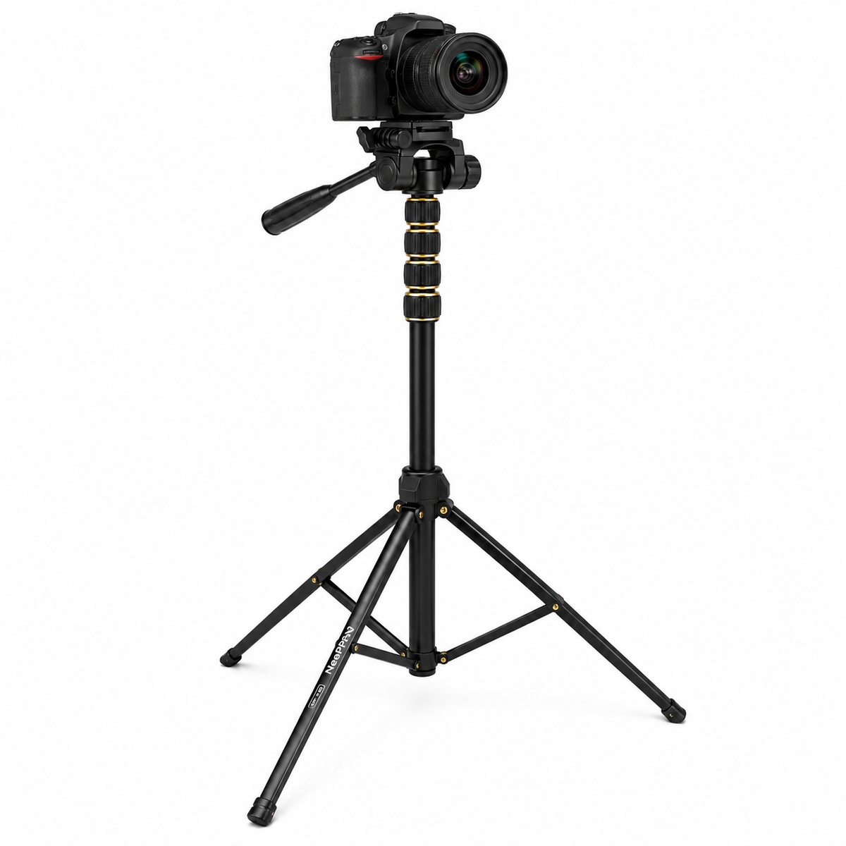 NeePho NP-2688 Professional Camera & Phone Tripod Stand with Phone Holder & Carry Bag | 200cm