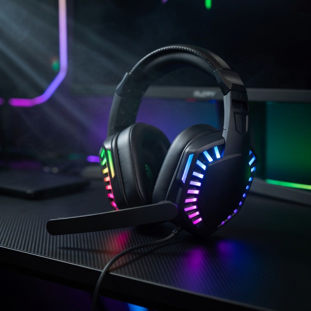 GM505 5-in-1 RGB Gaming Combo - Keyboard, Mouse, Headset, Speakers & Mouse Pad