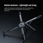 DW E05 Multi-purpose Travel Portable Magnetic Stand – 5-in-1 Foldable Laptop, Phone & Tablet Stand