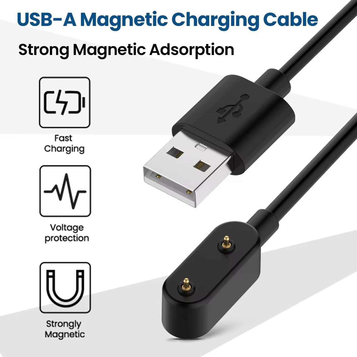 DW USB Magnetic Charging Cable for Samsung Galaxy Fit3 – 1 Metre