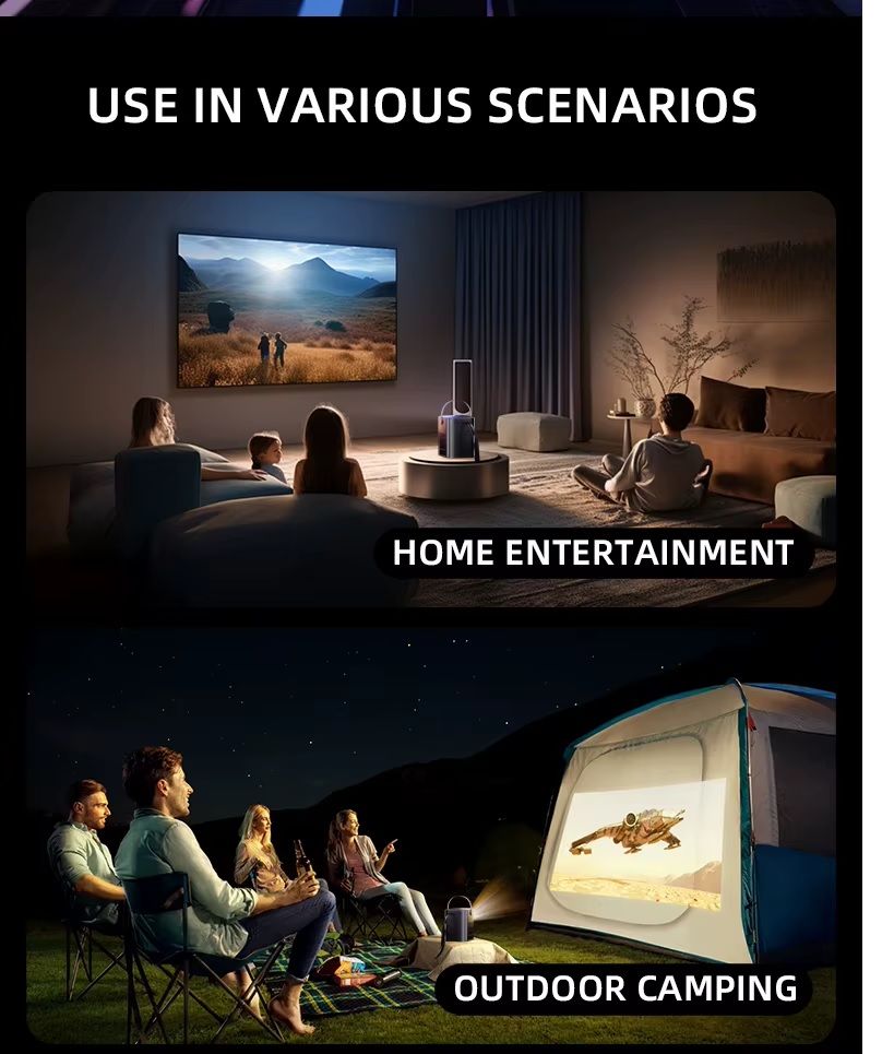 Kalobee 4K Smart Wireless Projector Android 9 – HY6