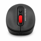 Mikuso W115 Wireless Bluetooth Mouse - Silent Click Dual-Mode Mouse with USB Receiver