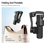 DW Handheld Gimbal Stabilizer with AI Face & Object Tracking – M03