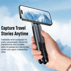 DW E05 Multi-purpose Travel Portable Magnetic Stand – 5-in-1 Foldable Laptop, Phone & Tablet Stand
