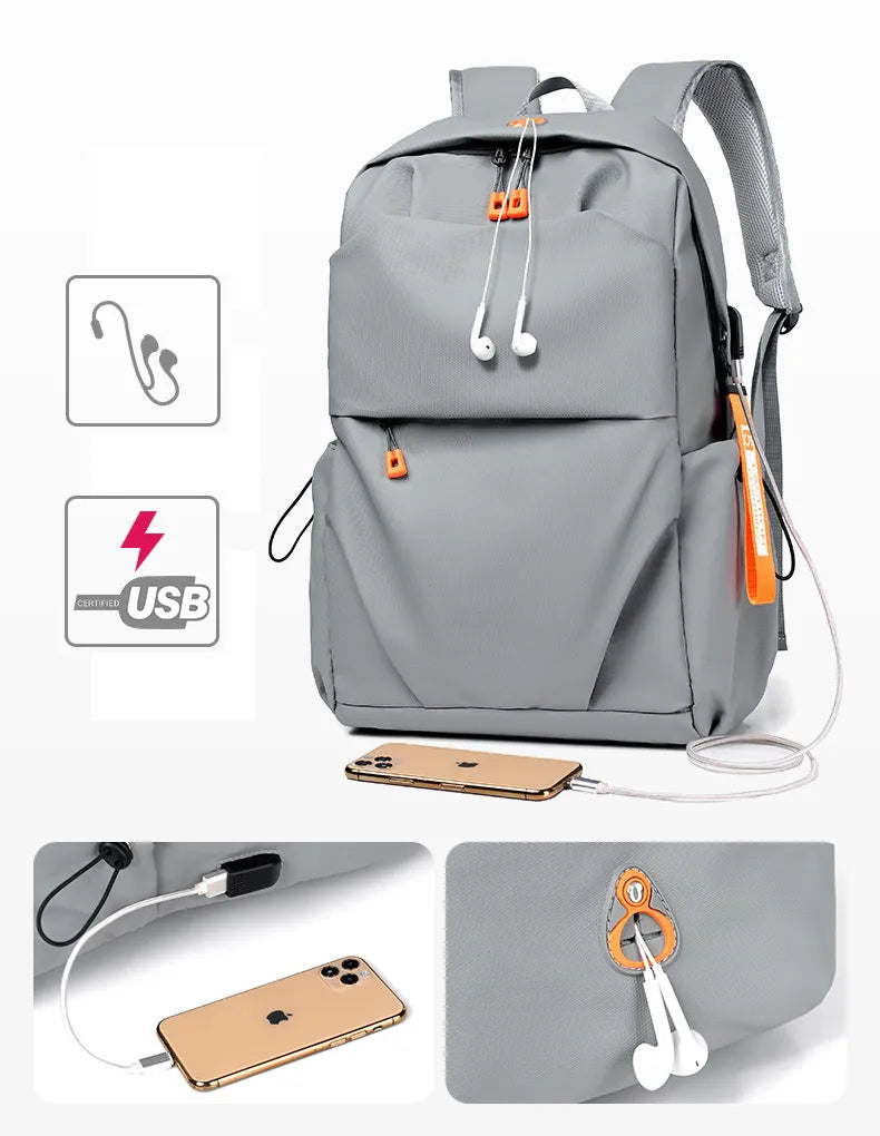 Lightweight USB Charging Backpack