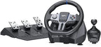 PXN V9 Gen 2 Gaming Steering Wheel – 270°/900° with 3 Pedals & 6+1 Gear Shifter