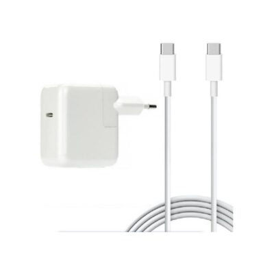 DW 61W Type-C – Oem Power Adapter For MacBook – White