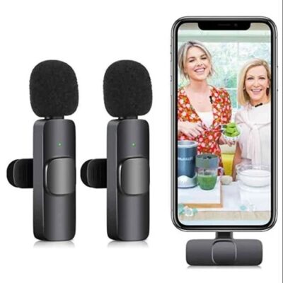 DW Dual Wireless Microphone for Interview  Type C – K9