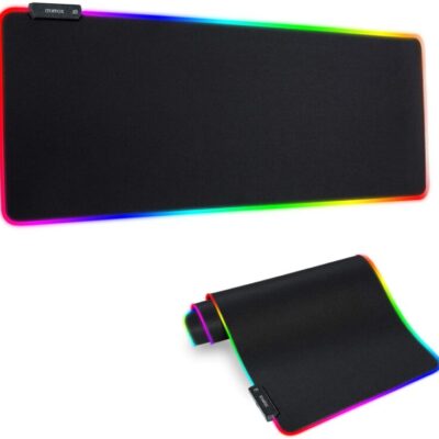 DW RGB Multi Colour Gaming Mouse Pad – BLACK