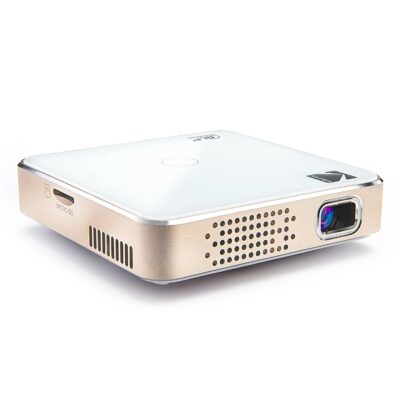 DW Portable Mini Projector Built-in Speaker Compatible with iPhone iPad, Android Phones 1080p