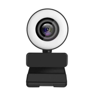 DW Webcam 1080P Full HD Web Camera With Microphone And Ring Light