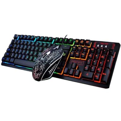 DW Rainbow backlit Keyboard & Mouse Gaming Combo K13