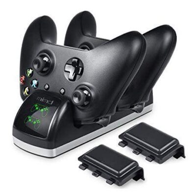 DW Xbox One Dual Controller Charging Station with 2 Rechargeable Battery Packs