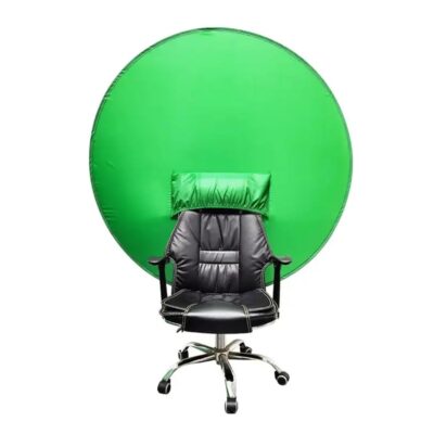 DW Chair Mounted Screen Live Streaming Photography Foldable Background 100cm – Green