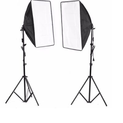 DW Professional Photography Soft box Lighting Kits 50x70CM Continuous Light Set Of 2 ( NO BULB )