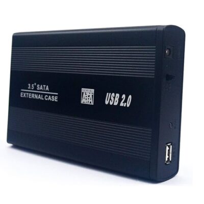 DW 3.5 Inch HDD External Case USB 2.0 – Black