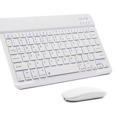 DW- BT Bluetooth Tablet Keyboard Mouse Combo Wireless – White