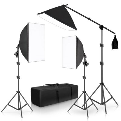 DW Professional Photography Soft Box Light ( Set Of 3 Light Soft Box )