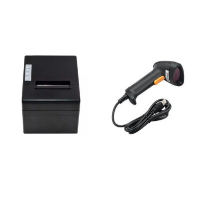 DW 80mm Thermal Receipt Printer And Barcode Scanner Wired USB2.0 – Combo