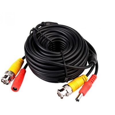 30M Power & Video CCTV Camera Cable – Black