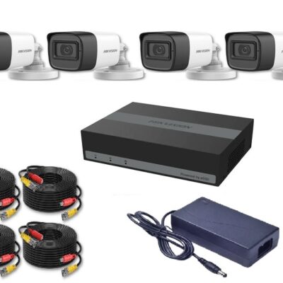 HIKVISION 4Ch 2Mp eDVR 512Gb Bullet Kit