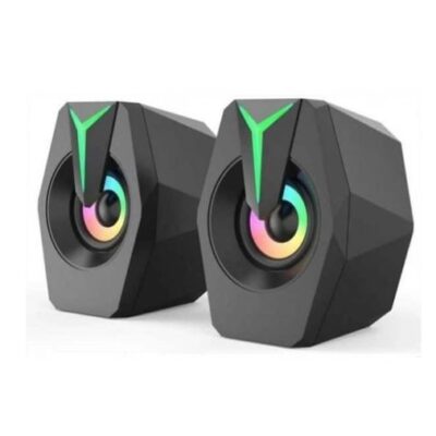 USB Desktop RGB Stereo Speaker with Volume Control and 3.5 mm. FT-K7