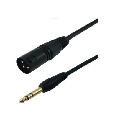 XLR Male To Mono Jack 6.2 3m Cable